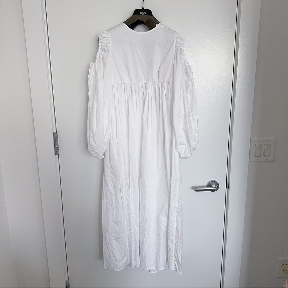 CECILIE BAHNSEN DRESS WHITE